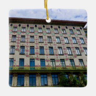 Otto Wagner, Linke Wienzeile 40 Keramik Ornament