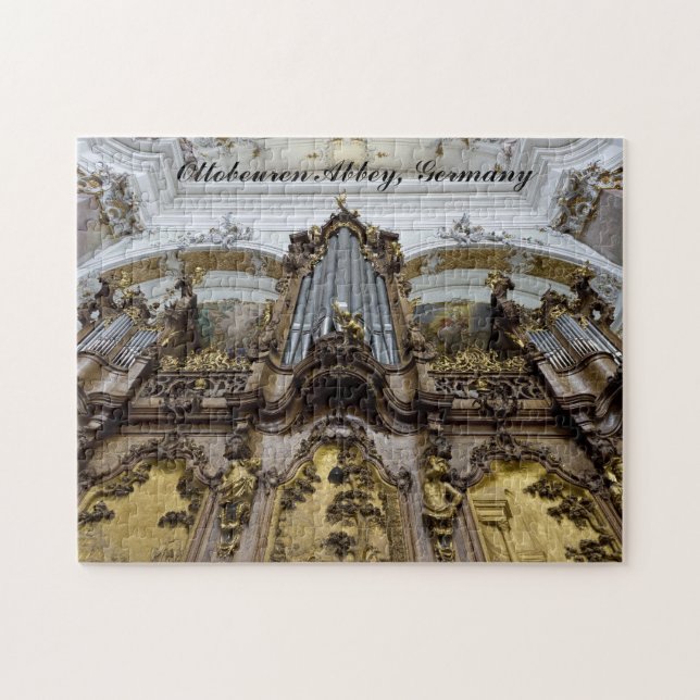 Ottobeuren Abtei-Pfeifenorgelpuzzlespiel Puzzle (Horizontal)