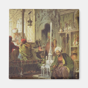 Ottoman Coffee House, 1862 (Farbe litho) Magnet