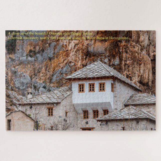 Ottomanische Architektur in Bosnien Groß Puzzle (Horizontal)