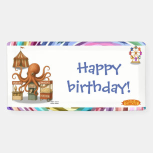 Ottos Zirkus-Snack-Imbiss-Geburtstag Banner