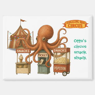 Ottos Zirkus-Snack-Imbissstand Magnet