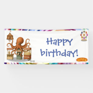 Ottos Zirkus-Snack-Stand Geburtstag Banner