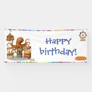 Ottos Zirkus-Snack-Stand-Geburtstag Banner