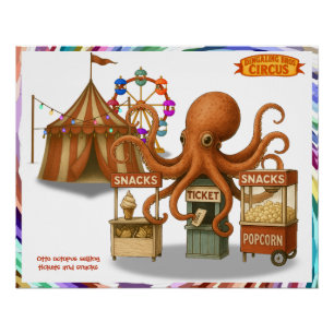 Ottos Zirkus-Snack-Stand Poster