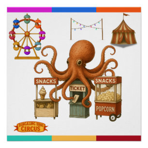 Ottos Zirkussnackstand Poster