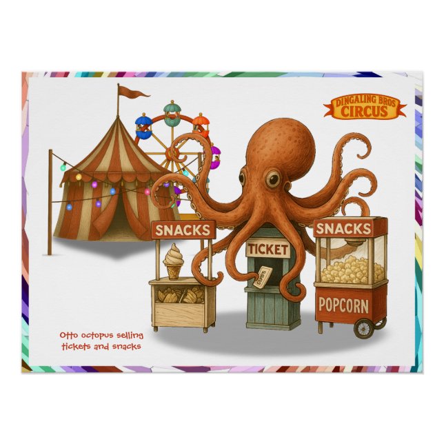 Ottos Zirkussnackstand Poster (Vorderseite)