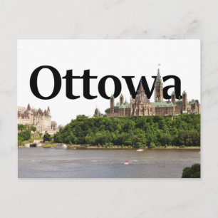 Ottowa, Kanada Skyline mit Ottowa im Sky Postkarte