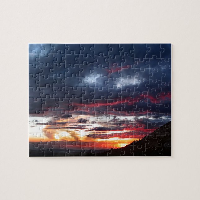 Ottoway Lake Sunset - Yosemite - Sierra Nevada Puzzle (Horizontal)