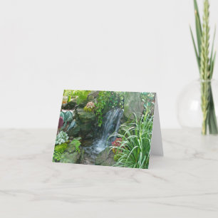 Ott's Waterfall Note Card Karte