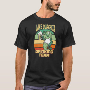 Ouachita Drink Team Funny Fish Beer Fishin T-Shirt