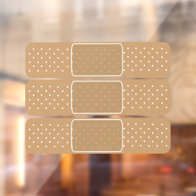 Ouch Bump Sticky Plaster Novelty Fensteraufkleber (Blatt 2)