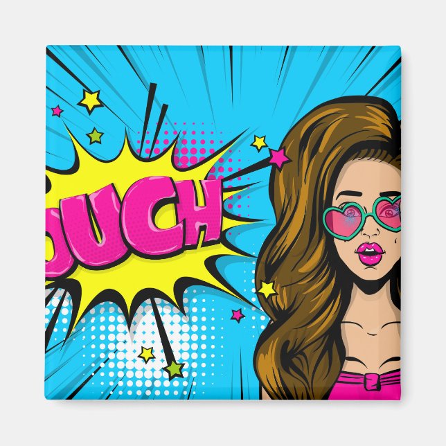 Ouch Girl Magnet (Vorne)