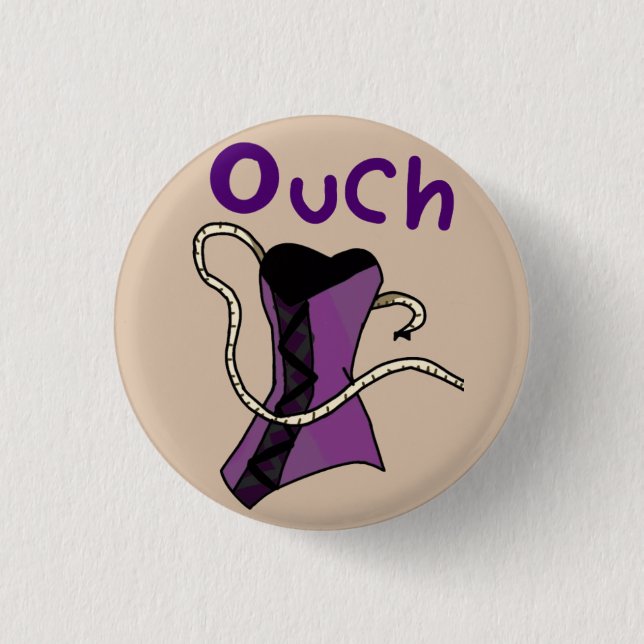 OUCH! Schaltfläche "Corset Fashion" Button (Vorderseite)
