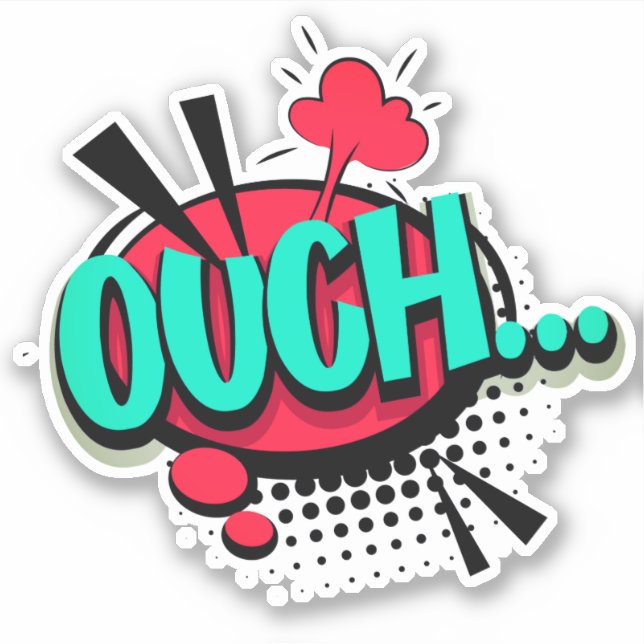 Ouch Sticker (Vorderseite)