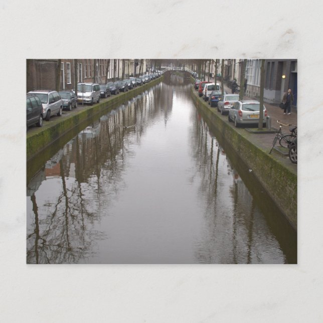 Oude Delft, Delft Postkarte (Vorderseite)