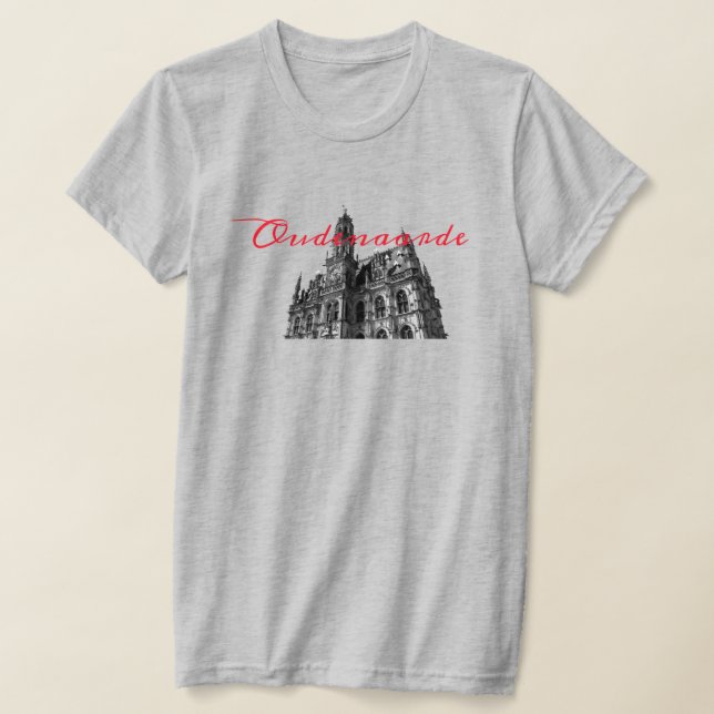 Oudenaarde Gothic Town Hall Belgien T-Shirt (Ablage )