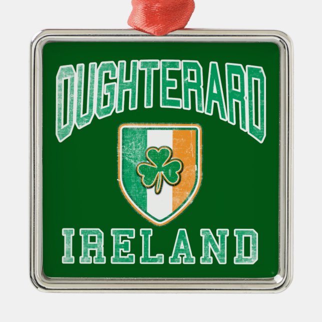 OUGHTERARD Irland Silbernes Ornament (Vorne)