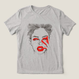 Oui Mon Cheri T-Shirt ohne Text Tri-Blend Shirt