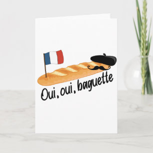 Oui Oui Baguette - Funny French Food Karte