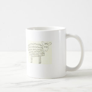 Oui Schaf-Kaffee-Tasse Tasse
