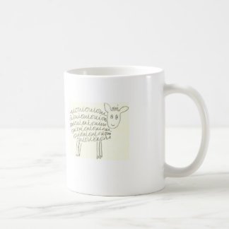 Oui Schaf-Kaffee-Tasse Tasse