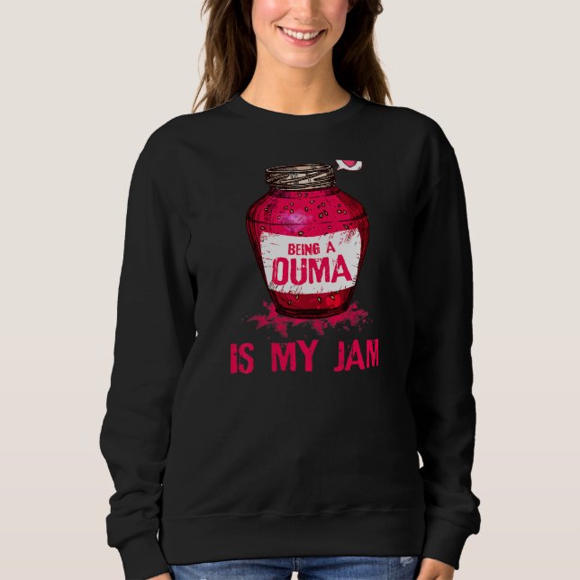Ouma ist meine Großmutter Funny Gr Sweatshirt (Vorderseite)