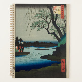 Oumaygashi - Vintage japanische Edo River Scene Planer