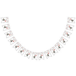 Our Baby Raccoon 1st Birthday  Wimpelkette