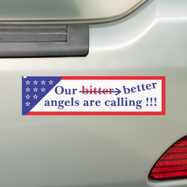 Our Better Angels Bumper Sticker Autoaufkleber (Auf Auto)