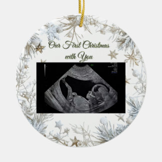 Our Christmas Miracle | Pregnancy Ultrasound Keramik Ornament