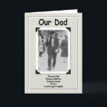 Our Dad - the Old Fart Birthday Karte<br><div class="desc">Modify the inside words for the chance!</div>