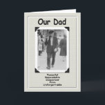 Our Dad - the Old Fart Birthday Karte<br><div class="desc">Modify the inside words for the chance!</div>