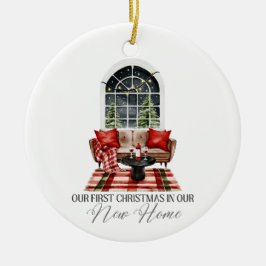 Our First Christmas in Our New Home Keramik Ornament