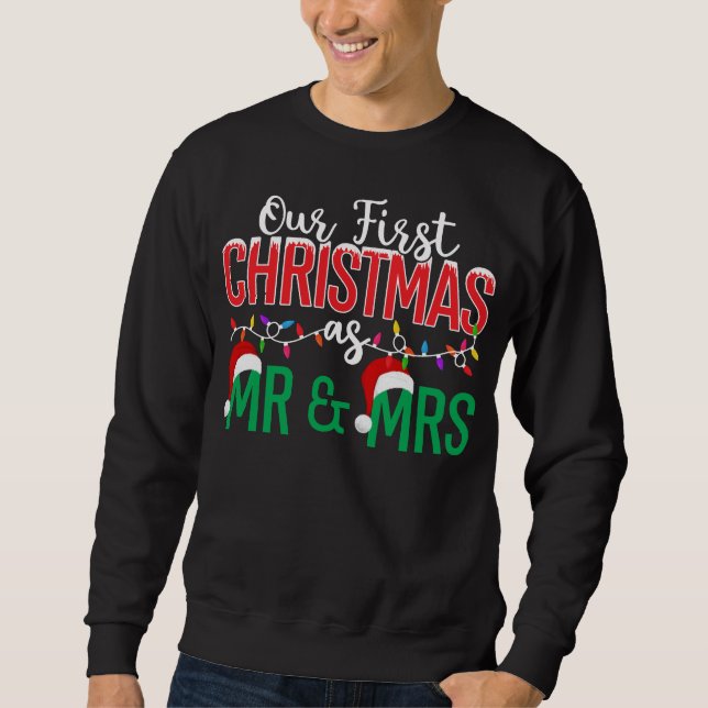 Our First Christmas Men's Sweatshirt (Vorderseite)