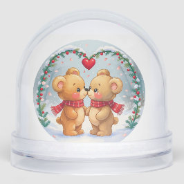 Our First Christmas Snow Globe Schneekugeln