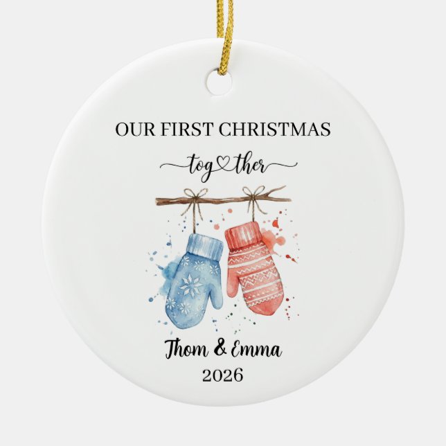 Our First Christmas Together Married Ornament (Vorne)
