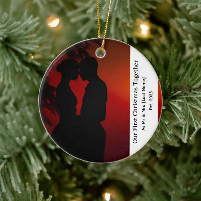Our First Christmas Together Mr & Mrs Ornament (Baum)