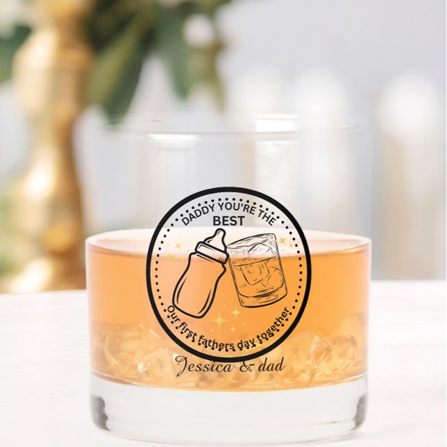 Our First Father's Day Together - Personalized  Whiskyglas (Von Creator hochgeladen)