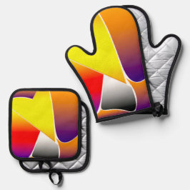 Our Friendship Staggers Ofenhandschuh & Topflappen-Set