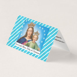 Our Lady Mary, Help of Christians Prayer Card