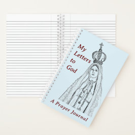 Our Lady of Fatima Prayer Journal Spiral Notebook Notizbuch