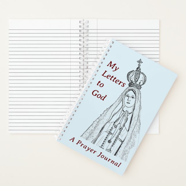 Our Lady of Fatima Prayer Journal Spiral Notebook Notizbuch (Innen)