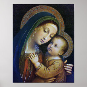 OUR LADY OF GOOD COUNSEL DEVOTIONAL IMAGE. POSTER