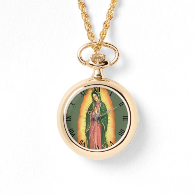 Our Lady Of Guadalupe Armbanduhr (Vorderseite)