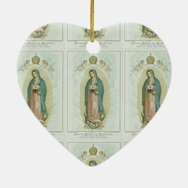 Our Lady Of Guadalupe Keramikornament (Hinten)