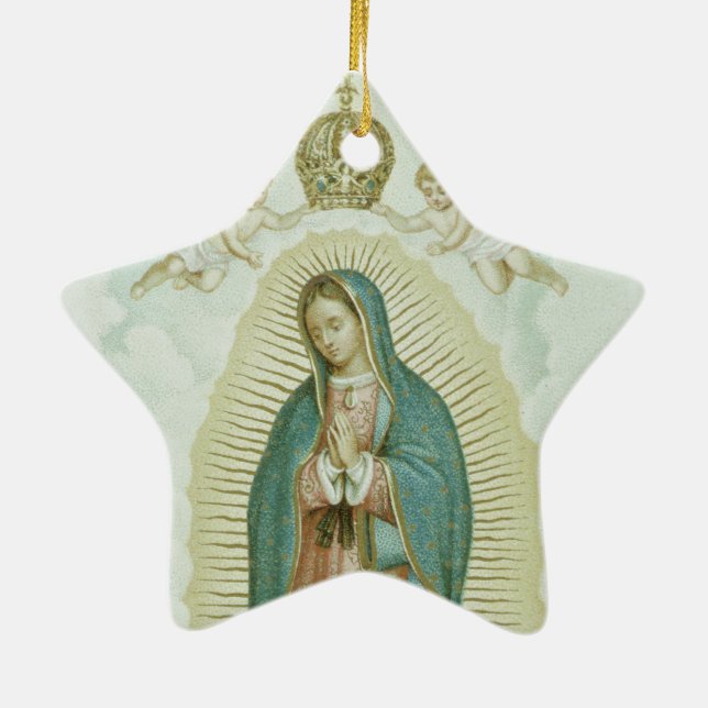 Our Lady Of Guadalupe Keramikornament (Hinten)