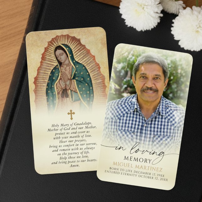 Our Lady of Guadalupe Memorial Prayer Cards (Von Creator hochgeladen)