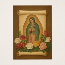 Our Lady of Guadalupe Prayer Holy Card