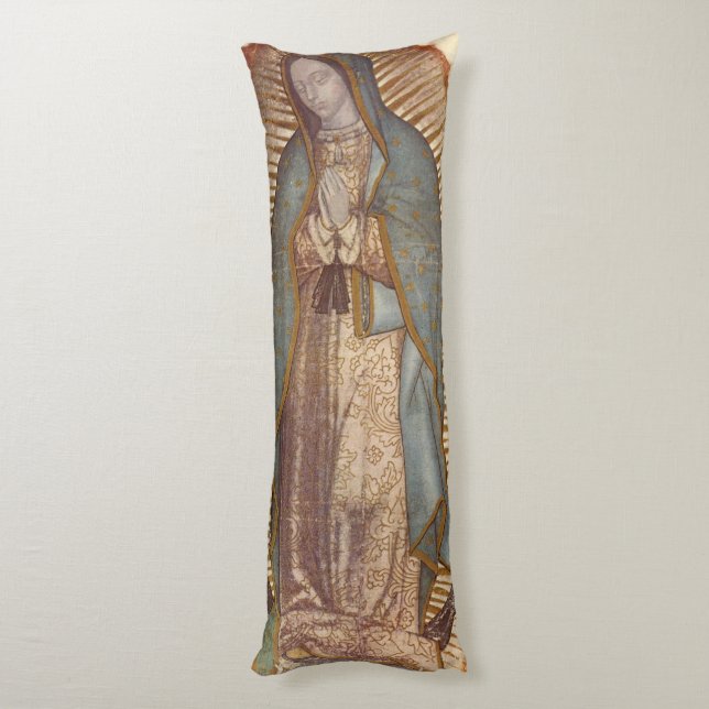 Our Lady of Guadalupe Seitenschläferkissen (Rückseite (Vertikal))